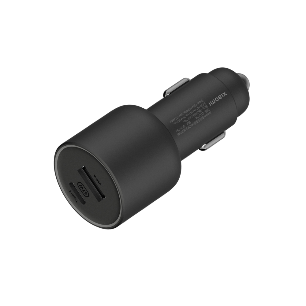 CARGADOR P/ AUTO XIAOMI MI CHARGER 67W CAR USB-A+USB-C BHR6814GL CC07ZM BLACK